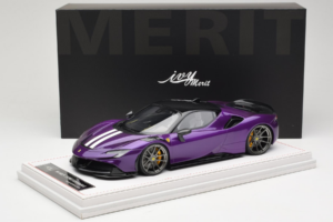 Ferrari SF90 Stradale Novitec Purple Metallic IVY Merit 1:18 REMC021 Żywica — zdjęcie 7 z 7