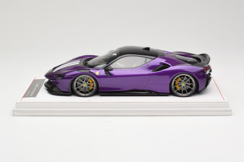 Ferrari SF90 Stradale Novitec Purple Metallic IVY Merit 1:18 REMC021 Żywica