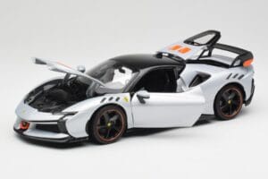 Ferrari SF90 XX Stradale Arctic White Bburago 1:18 18-16020W Metal — zdjęcie 2 z 8