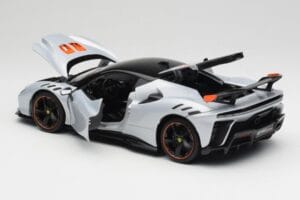 Ferrari SF90 XX Stradale Arctic White Bburago 1:18 18-16020W Metal — zdjęcie 5 z 8