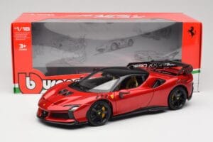 Ferrari SF90 XX Stradale Magma Red Bburago 1:18 18-16020R Metal — zdjęcie 8 z 8