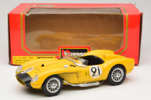 Ferrari 250 Testa Rossa #91 Żółty Edycja Limitowana Bburago 1:18 3007-Y1 Metal — zdjęcie 8 z 8