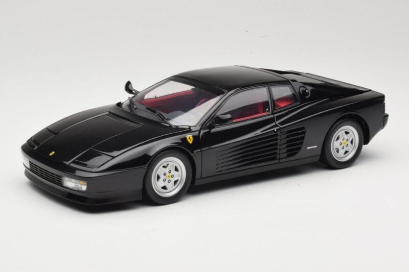Ferrari Testarossa Czarny Kyosho 1:18 08425BK Metal