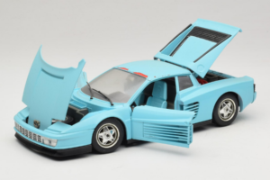 Ferrari Testarossa Borsenmodell 1997 Limitowana Edycja Niebieski Bburago 1:18 B002 Metal — zdjęcie 2 z 8