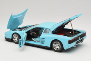 Ferrari Testarossa Borsenmodell 1997 Limitowana Edycja Niebieski Bburago 1:18 B002 Metal — zdjęcie 5 z 8
