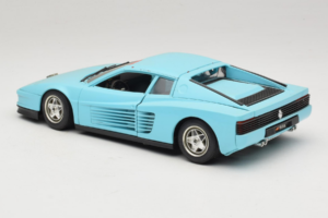 Ferrari Testarossa Borsenmodell 1997 Limitowana Edycja Niebieski Bburago 1:18 B002 Metal — zdjęcie 7 z 8
