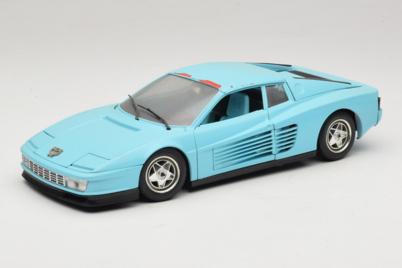 Ferrari Testarossa Borsenmodell 1997 Limitowana Edycja Niebieski Bburago 1:18 B002 Metal
