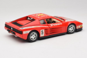 Ferrari Testarossa Brummel #5 Czerwony 1984 Bburago 1:18 3004-P1 Metal — zdjęcie 3 z 8