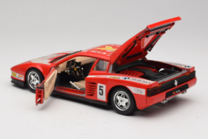 Ferrari Testarossa Brummel #5 Czerwony 1984 Bburago 1:18 3004-P1 Metal — zdjęcie 5 z 8