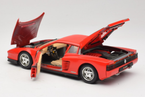 Ferrari Testarossa PPG Auto Refinish Czerwony Bburago 1:18 3039-P3 Metal — zdjęcie 5 z 8