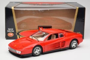 Ferrari Testarossa Czerwony Bburago 1:18 3019 Metal — zdjęcie 8 z 8
