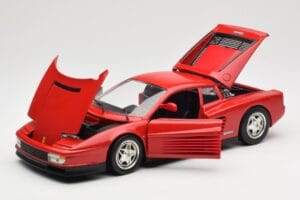 Ferrari Testarossa Czerwony Hot Wheels 1:18 23918 Metal — zdjęcie 2 z 8