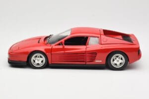 Ferrari Testarossa Czerwony Hot Wheels 1:18 23918 Metal — zdjęcie 4 z 8