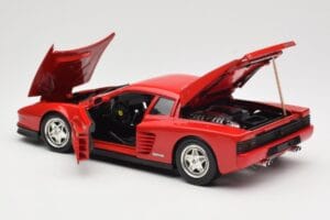 Ferrari Testarossa Czerwony Hot Wheels 1:18 23918 Metal — zdjęcie 5 z 8