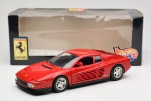 Ferrari Testarossa Czerwony Hot Wheels 1:18 23918 Metal — zdjęcie 8 z 8