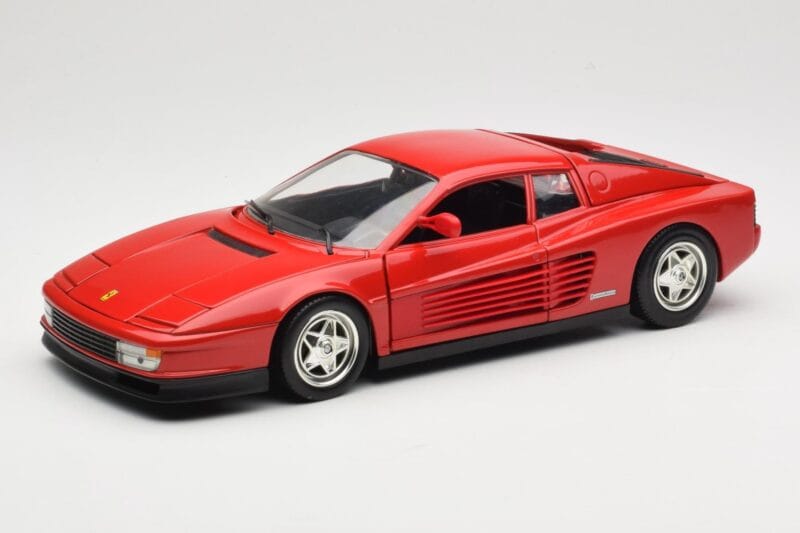Ferrari Testarossa Czerwony Hot Wheels 1:18 23918 Metal