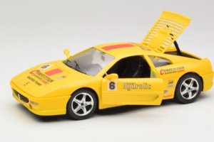 Ferrari F355 Berlinetta Żółty Wyścigowy Solido 1:18 9009-Y1 Metal — zdjęcie 2 z 8