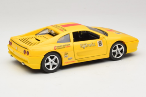 Ferrari F355 Berlinetta Żółty Wyścigowy Solido 1:18 9009-Y1 Metal — zdjęcie 3 z 8