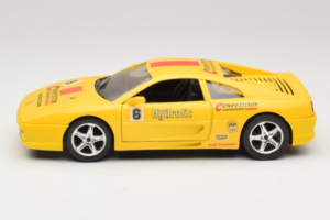 Ferrari F355 Berlinetta Żółty Wyścigowy Solido 1:18 9009-Y1 Metal — zdjęcie 4 z 8