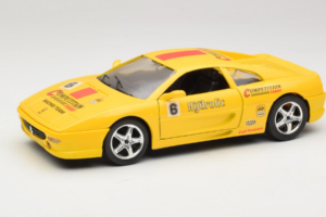 Ferrari F355 Berlinetta Żółty Wyścigowy Solido 1:18 9009-Y1 Metal