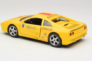 Ferrari F355 Berlinetta Żółty Wyścigowy Solido 1:18 9009-Y1 Metal — zdjęcie 7 z 8