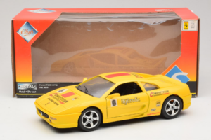 Ferrari F355 Berlinetta Żółty Wyścigowy Solido 1:18 9009-Y1 Metal — zdjęcie 8 z 8