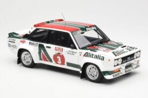 Fiat 131 Abarth #3 M. Alen / I. Kivimaki Winner Rally 1000 Lakes 1980 Kyosho 1:18 08376H Metal — zdjęcie 6 z 8