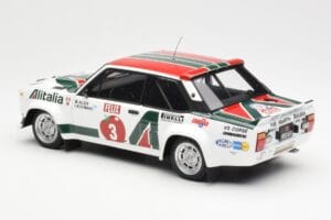 Fiat 131 Abarth #3 M. Alen / I. Kivimaki Winner Rally 1000 Lakes 1980 Kyosho 1:18 08376H Metal — zdjęcie 7 z 8