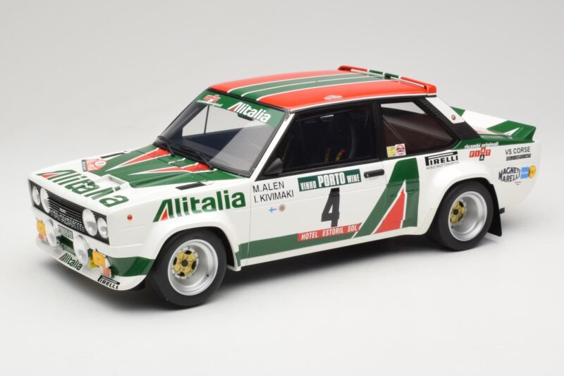 Fiat 131 Abarth #5 M. Alen / I. Kivimaki Rally Portugal 1978 Otto 1:12 G093 Żywica