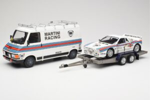 Fiat 242 & Lancia 037 Group B #1 W. Rohrl / C. Geistdorfer Rally Monte Carlo 1983 Otto 1:18 OT360 Żywica