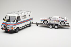 Fiat 242 & Lancia 037 Group B #1 W. Rohrl / C. Geistdorfer Rally Monte Carlo 1983 Otto 1:18 OT360 Żywica — zdjęcie 7 z 7