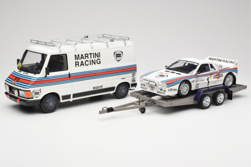 Fiat 242 & Lancia 037 Group B #1 W. Rohrl / C. Geistdorfer Rally Monte Carlo 1983 Otto 1:18 OT360 Żywica