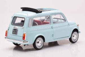 Fiat 500 Giardiniera Acquamarina Niebieski Norev 1:18 187742 Metal — zdjęcie 3 z 7