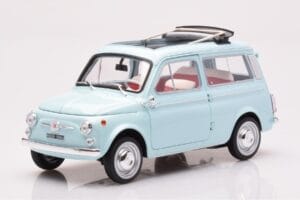 Fiat 500 Giardiniera Acquamarina Niebieski Norev 1:18 187742 Metal