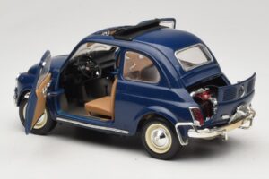Fiat 500 L Niebieski Bburago 1:18 3327 Metal — zdjęcie 5 z 8