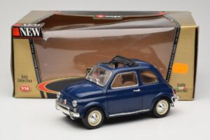 Fiat 500 L Niebieski Bburago 1:18 3327 Metal — zdjęcie 8 z 8