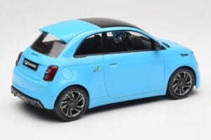 Abarth 500e Niebieski IXO 1:18 MCG18499 Metal — zdjęcie 2 z 6