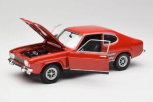 Ford Capri Mk1 1700 GT Czerwony Minichamps 1:18 180089001 Metal — zdjęcie 2 z 8