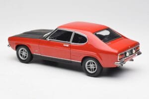 Ford Capri Mk1 2600 RS Czerwono-Czarny Minichamps 1:18 180089071 Metal — zdjęcie 7 z 8