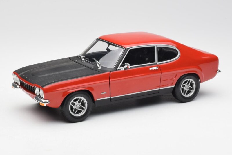 Ford Capri Mk1 2600 RS Czerwono-Czarny Minichamps 1:18 180089071 Metal