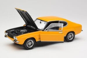 Ford Capri 2600 RS Signal Żółty Z Czarnym Minichamps 1:18 180089070 Metal — zdjęcie 2 z 8