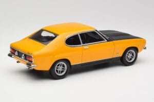 Ford Capri 2600 RS Signal Żółty Z Czarnym Minichamps 1:18 180089070 Metal — zdjęcie 3 z 8