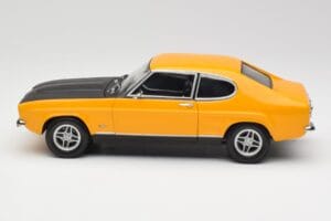 Ford Capri 2600 RS Signal Żółty Z Czarnym Minichamps 1:18 180089070 Metal — zdjęcie 4 z 8