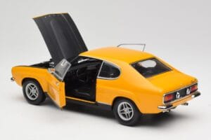 Ford Capri 2600 RS Signal Żółty Z Czarnym Minichamps 1:18 180089070 Metal — zdjęcie 5 z 8