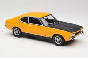 Ford Capri 2600 RS Signal Żółty Z Czarnym Minichamps 1:18 180089070 Metal — zdjęcie 6 z 8