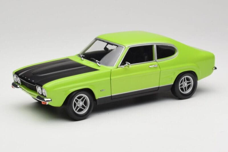 Ford Capri Mk1 RS 2600 Zielony i Czarny Minichamps 1:18 150089075 Metal