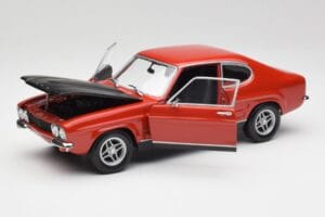 Ford Capri Mk1 RS 2600 Czerwony i Czarny Minichamps 1:18 150089076 Metal — zdjęcie 2 z 8