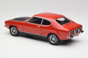 Ford Capri Mk1 RS 2600 Czerwony i Czarny Minichamps 1:18 150089076 Metal — zdjęcie 7 z 8