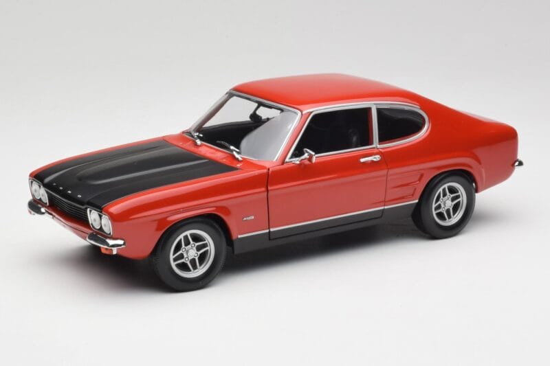 Ford Capri Mk1 RS 2600 Czerwony i Czarny Minichamps 1:18 150089076 Metal