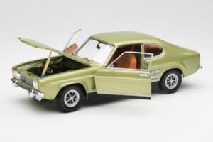 Ford Capri Mk1 Jasny Zielony Metallic Minichamps 1:18 18008900 Metal — zdjęcie 2 z 8